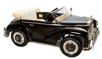 Thumbnail for Azeno Mercedes 300S Black Painting Svart Elbil för barn bild från sidan
