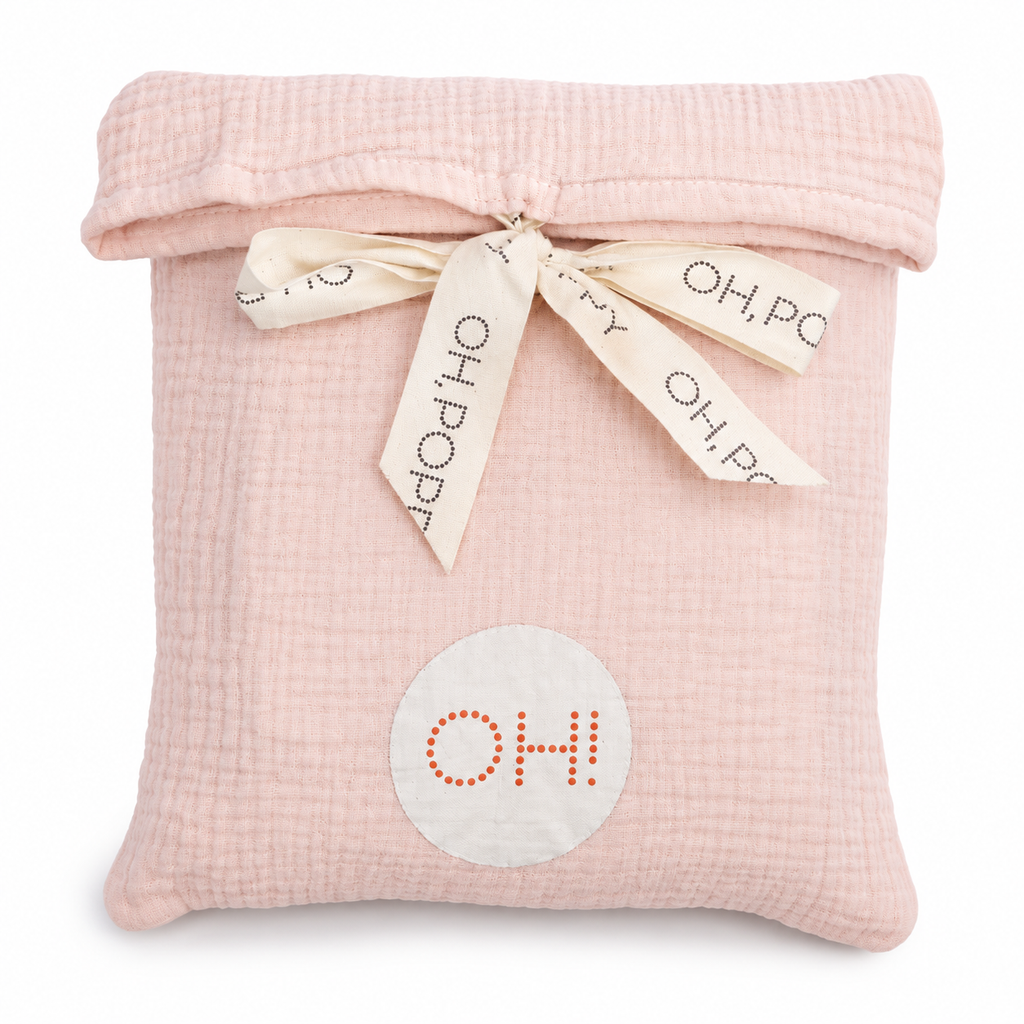 Oh, Poppy! Musselin Sengelinned Vega Rosa