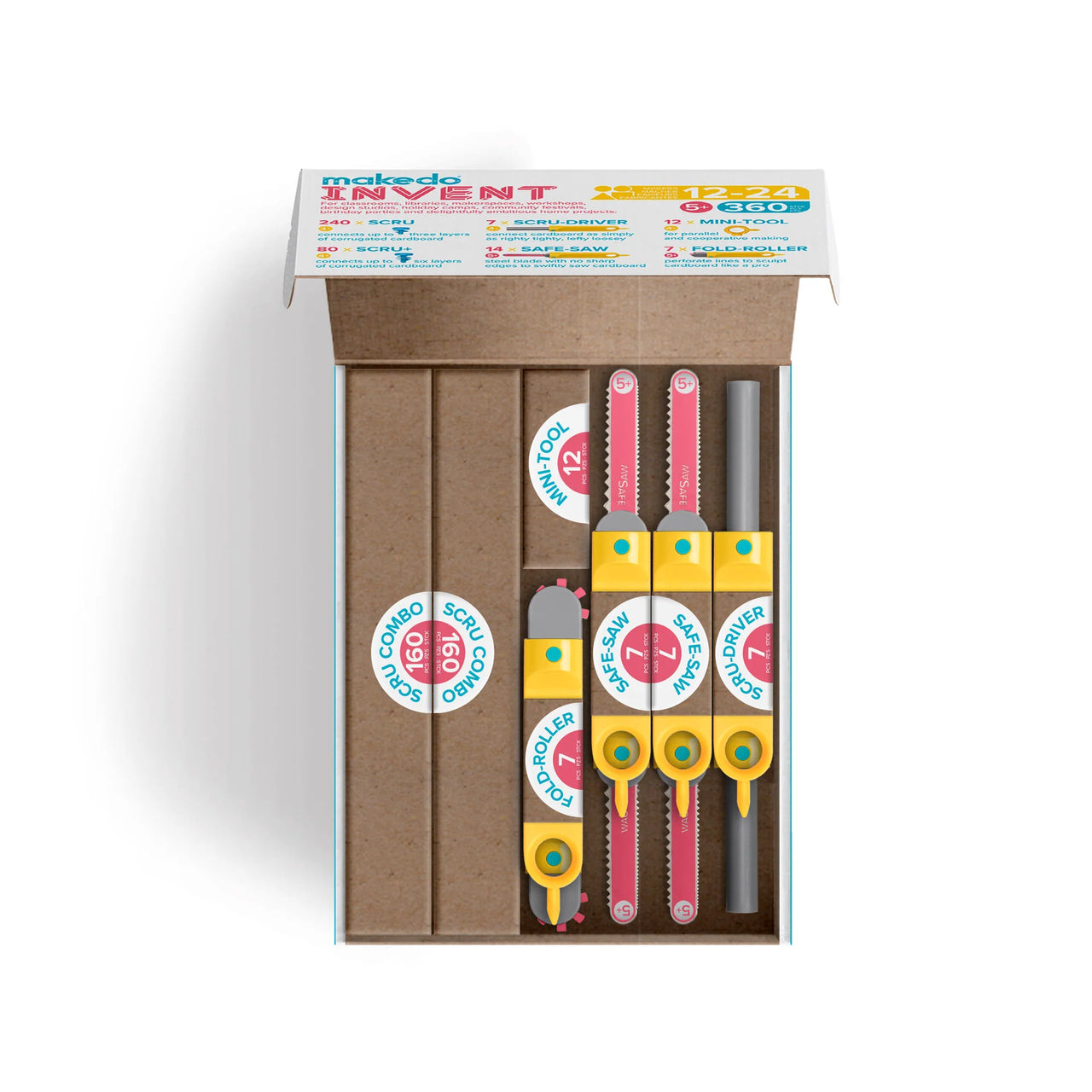 Makedo Uppfinnarpaket Invent (360 delar)