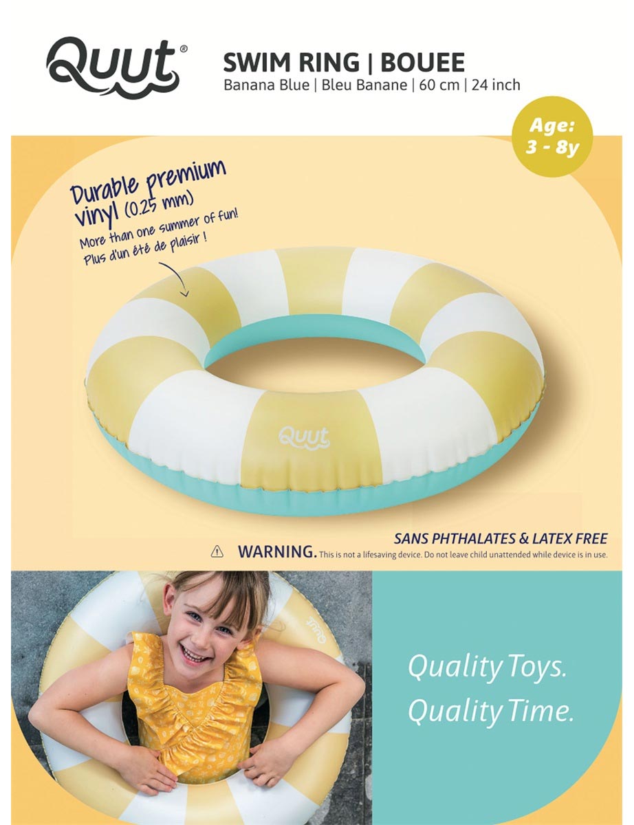 Quut Badring Gul/Vit 60cm
