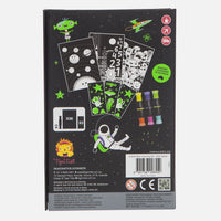 Thumbnail for Tiger Tribe Målarset Neon Colouring Outer Space