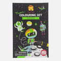 Tiger Tribe Målarset Neon Colouring Outer Space