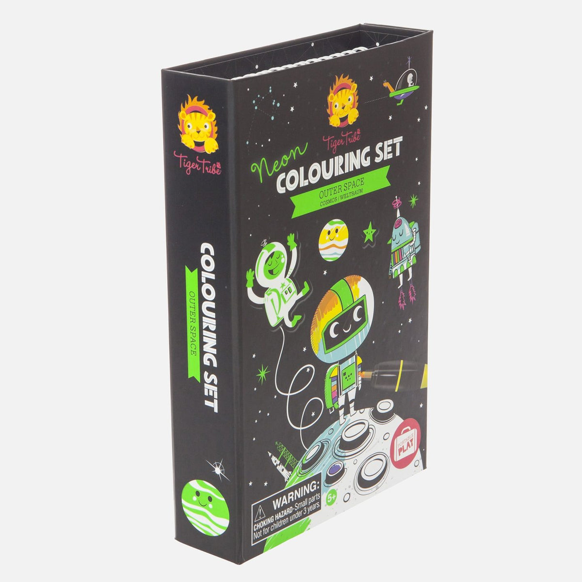 Tiger Tribe Målarset Neon Colouring Outer Space