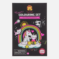 Thumbnail for Tiger Tribe Målarset Neon Colouring Unicorns and Friends
