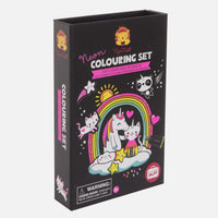 Thumbnail for Tiger Tribe Målarset Neon Colouring Unicorns and Friends