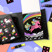 Thumbnail for Tiger Tribe Målarset Neon Colouring Unicorns and Friends