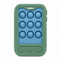 Nuby bidelegetøj telefon grøn/blå +3m