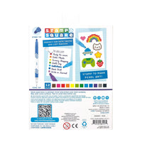 Thumbnail for Ooly Tuschpennor Stamp-A-Square Markers (12 färger)