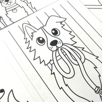 Thumbnail for Ooly Målarbok med dolda mönster Dog Days (12 sidor)