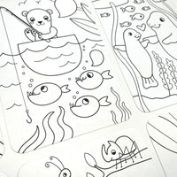 Thumbnail for Ooly Målarbok med dolda mönster Rainforest Fun (12 sidor)
