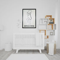 Thumbnail for Personlig födelsetavla i naturlig storlek, 50x70cm