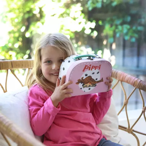 Pippi Pappväska 20cm Rosa