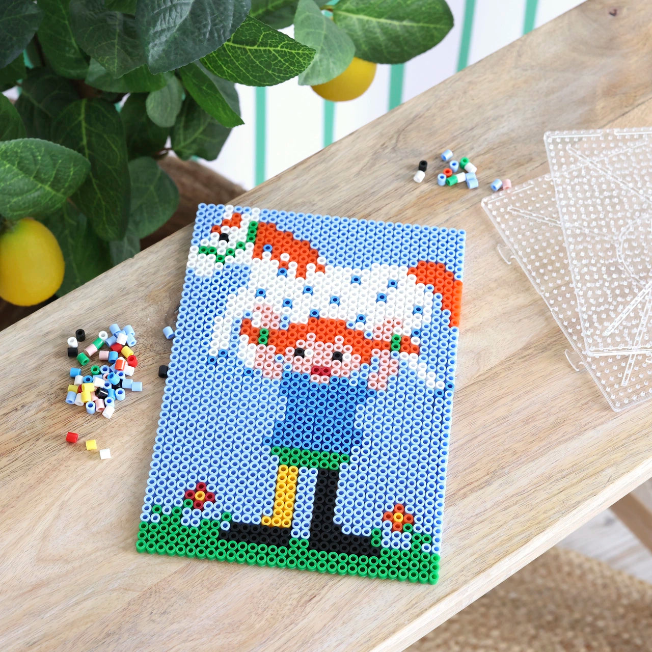 Pippi Pärlset Pippi & Lilla Gubben (2000 pärlor)