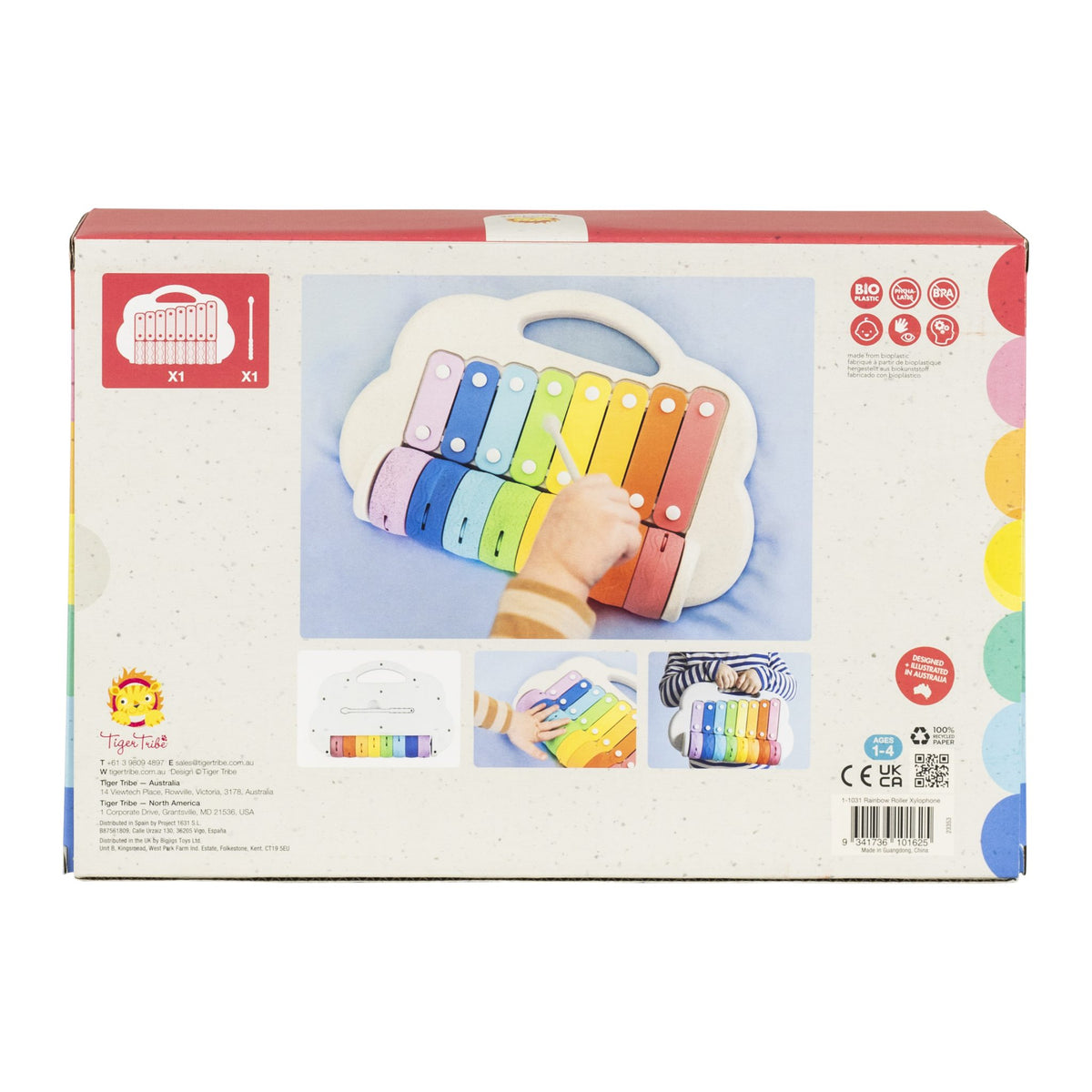 Tiger Tribe Xylofon Rainbow Roller