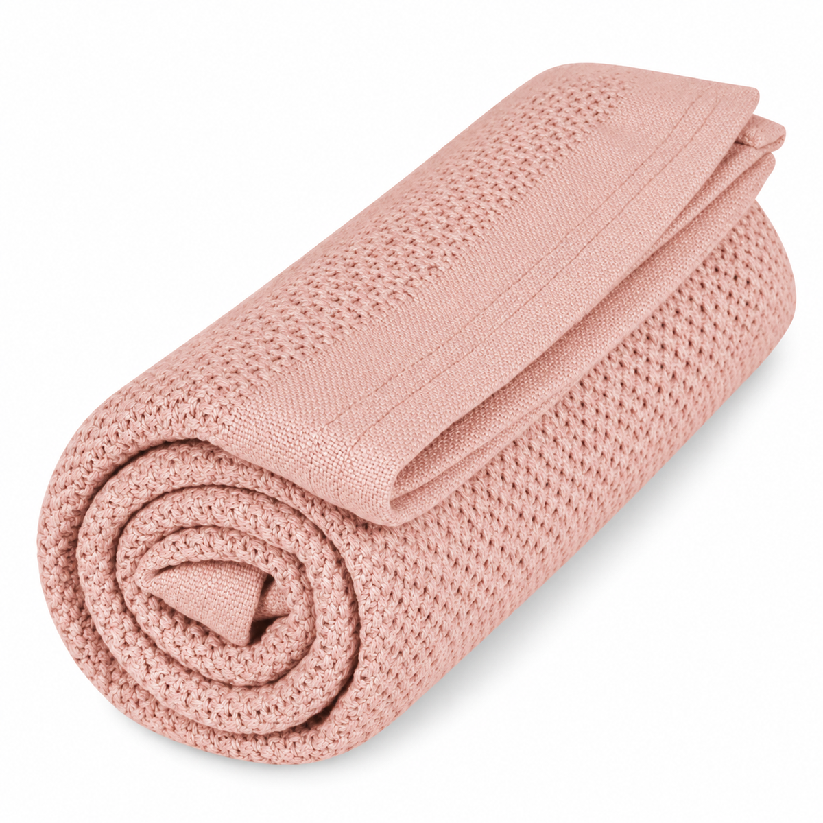 Vinter & Bloom Tæppe Soft Grid Eko Cloud Pink