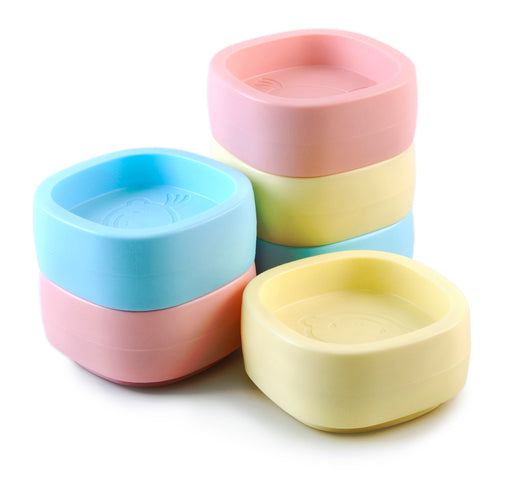 Spacebabies Baby Bed Blocks, Rosa/blå/gul