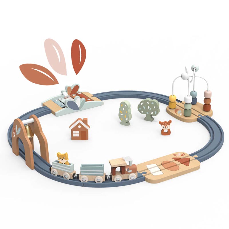 Speedy Monkey Tågbana Multi-Activity Railway Set
