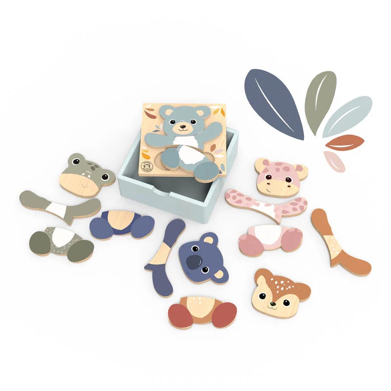 Speedy Monkey Pussel Mix and Match (15 bitar)