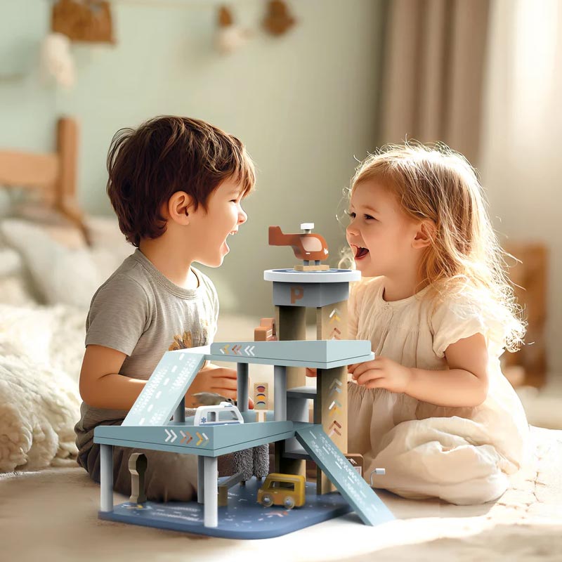 Speedy Monkey Garage Playset