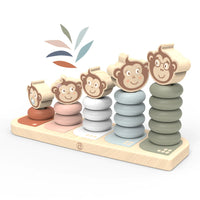 Thumbnail for Speedy Monkey Stapelleksak Monkey Family