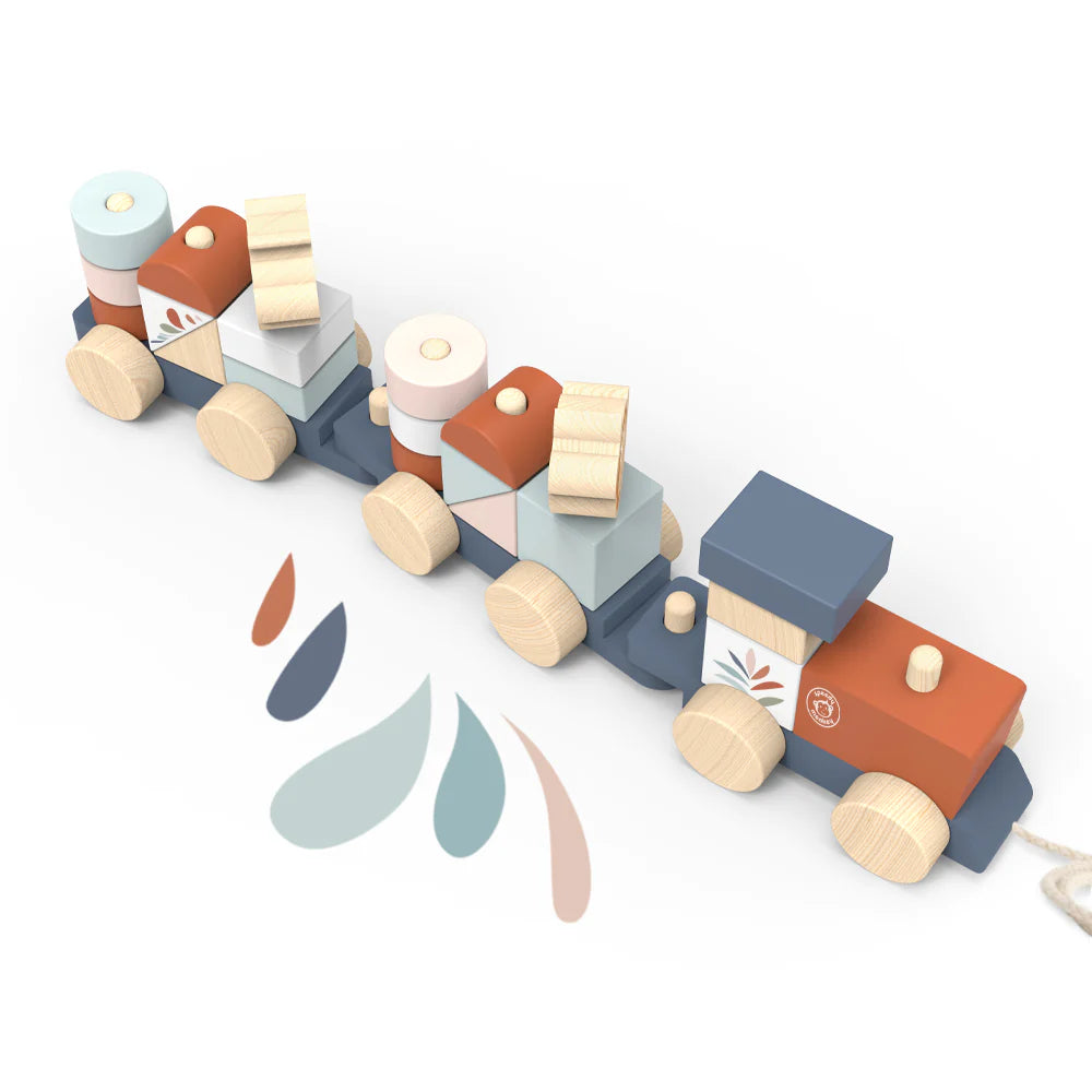 Speedy Monkey Stapelleksak Stacking Train