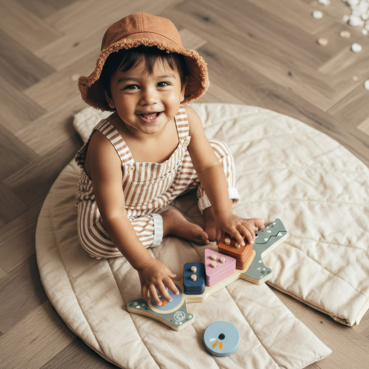 Speedy Monkey Stapelleksak Stack & Sort Crocodile – lifestylebild