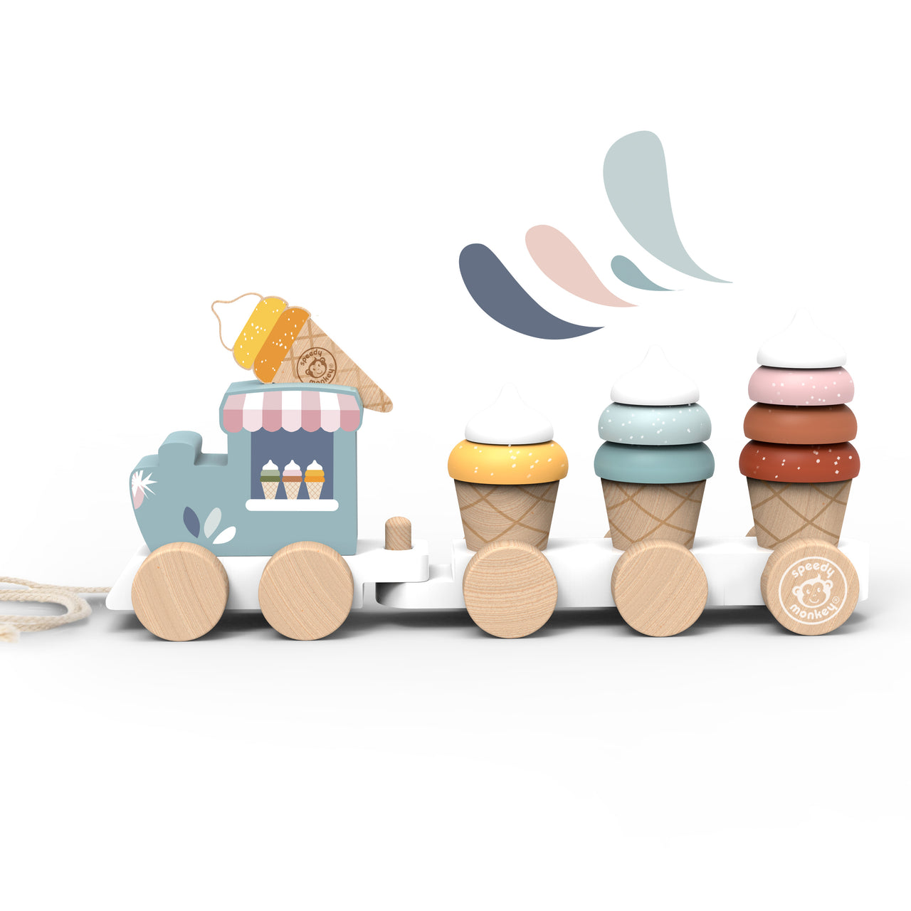 Speedy Monkey Dragleksak Ice Cream Train