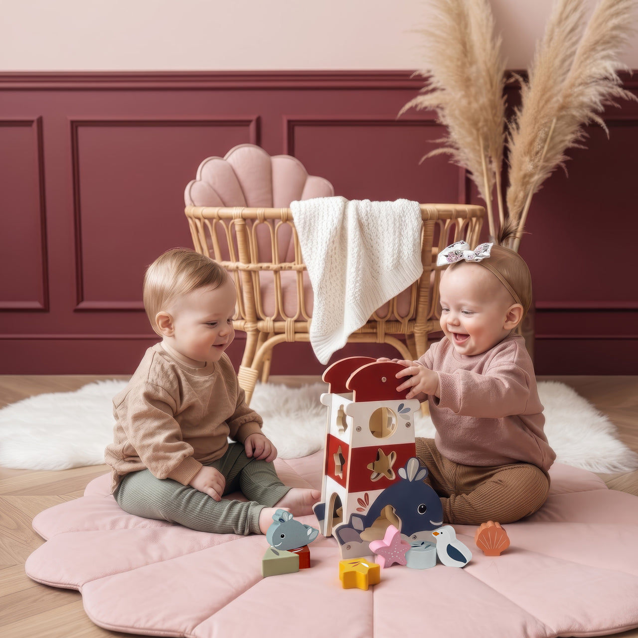 Speedy Monkey Formsorterare Ocean Shape Sorter – lifestylebild