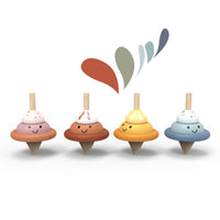 Thumbnail for Speedy Monkey Snurra Ice Cream Spinning Top – produktbild