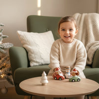 Thumbnail for Speedy Monkey Pull Back-bil Christmas Racer – lifestylebild