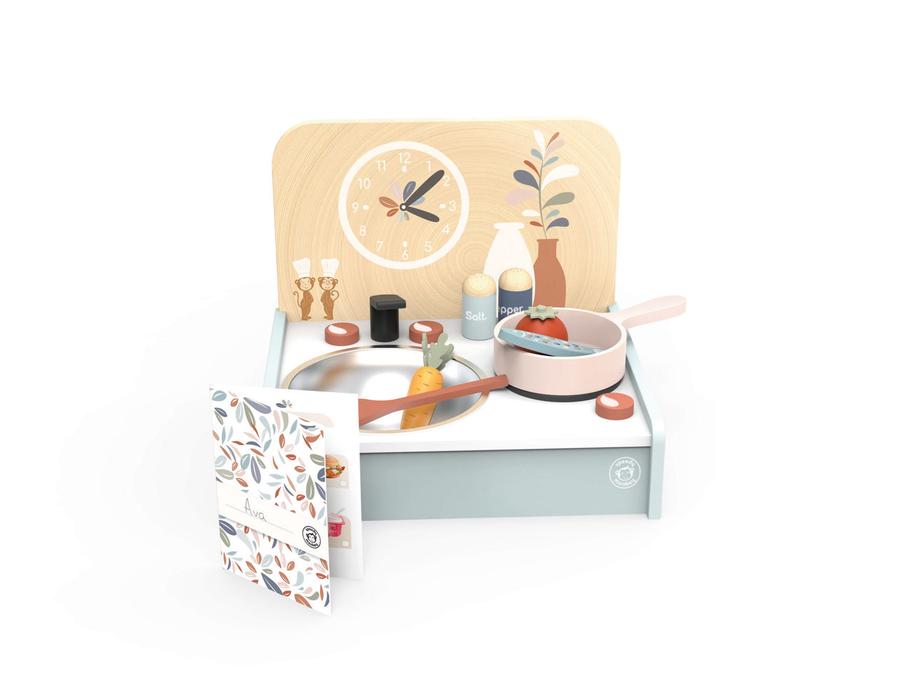 Speedy Monkey Leksakskök i miniformat Table-Set Kitchen (8 delar)