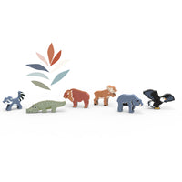 Thumbnail for Speedy Monkey Djurfigurer World Animals Nordamerika (6 djur) – bild 2