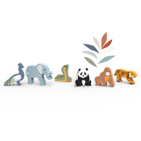Thumbnail for Speedy Monkey Djurfigurer World Animals Asien (6 djur) – bild 2