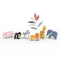 Thumbnail for Speedy Monkey Djurfigurer World Animals Afrika (6 djur) – bild 2