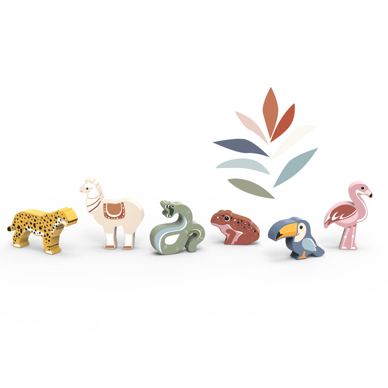 Speedy Monkey Djurfigurer World Animals Sydamerika (6 djur) – bild 2