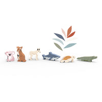 Thumbnail for Speedy Monkey Djurfigurer World Animals Oceanien (6 djur) – bild 2