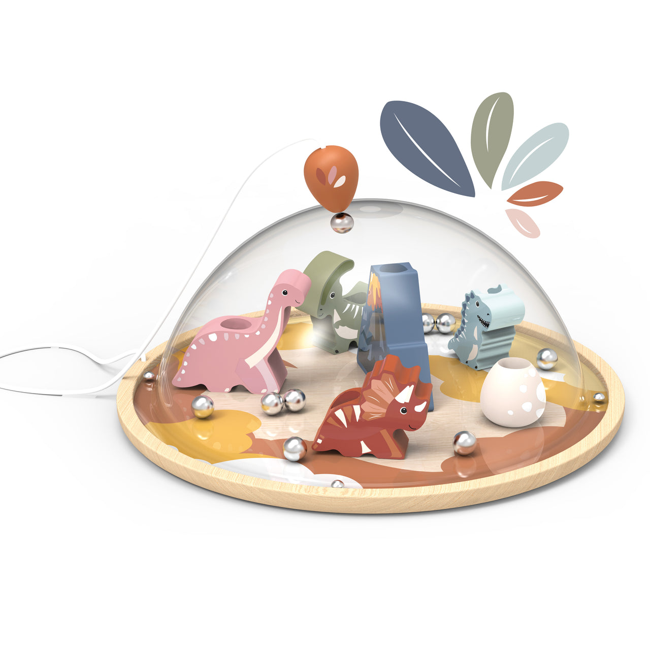 Speedy Monkey Magnetspel Dino Magnet Dome