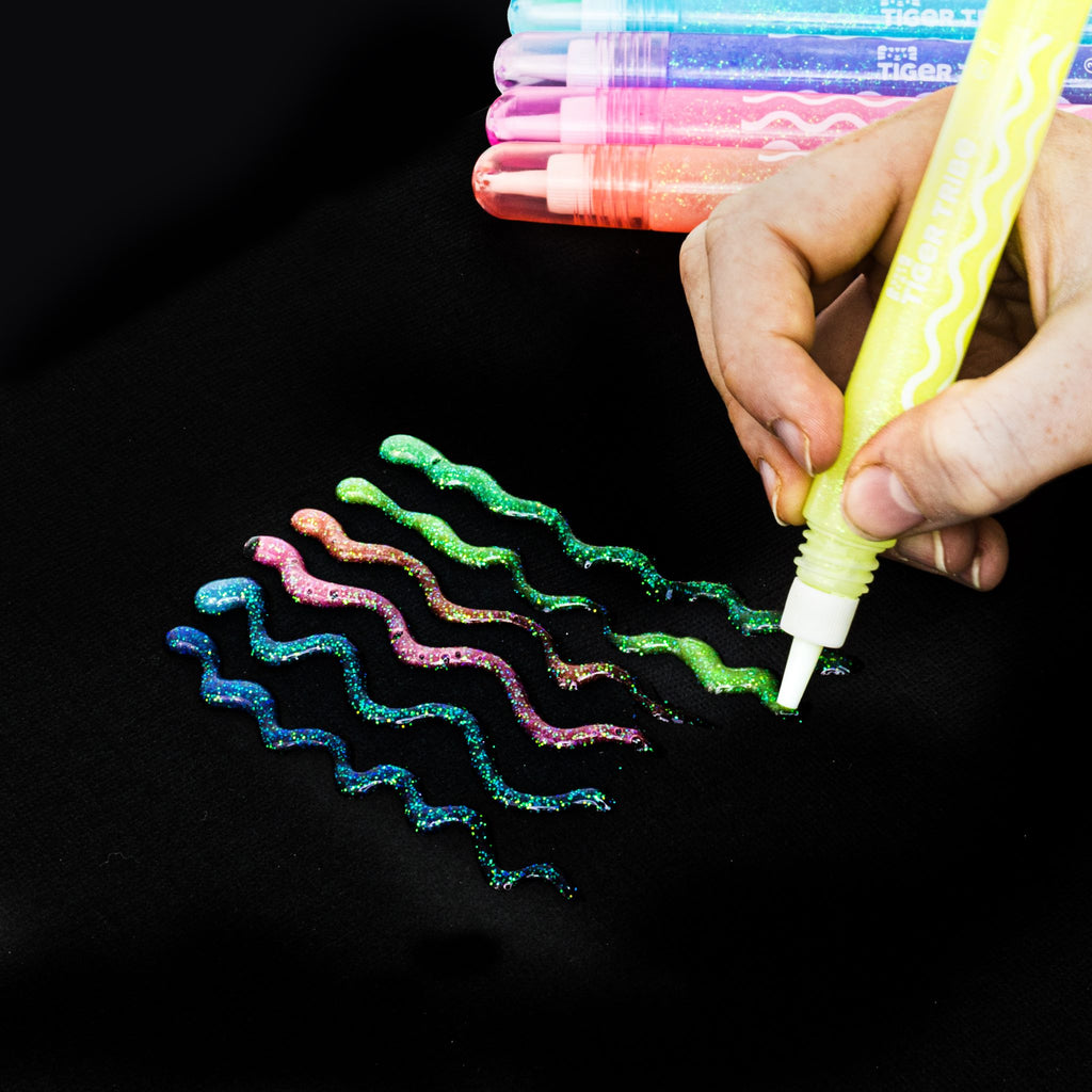 Tiger Tribe Tuschpennor Glow Pens (6 färger)
