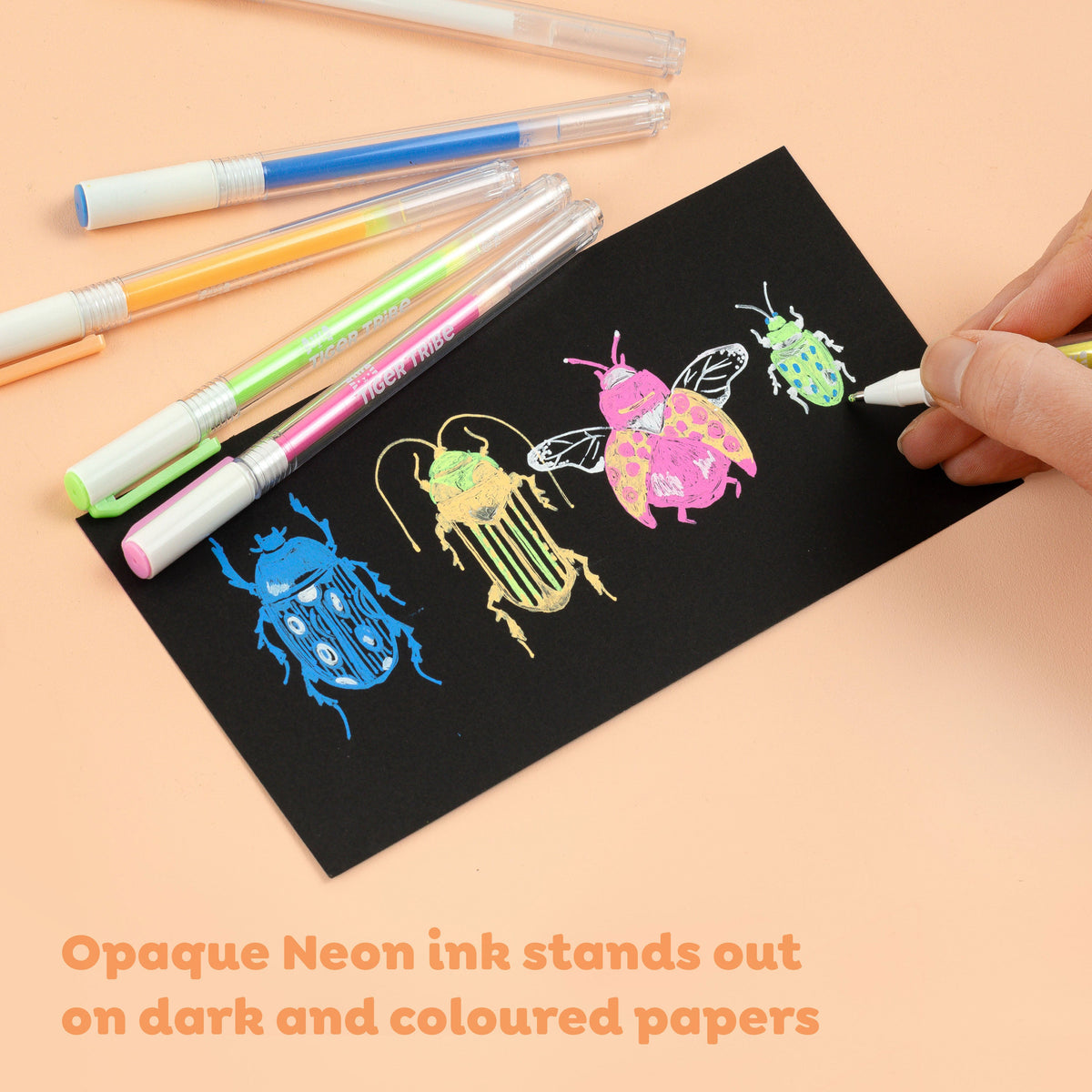 Neon Fine Tip Paint Pens – bild 4