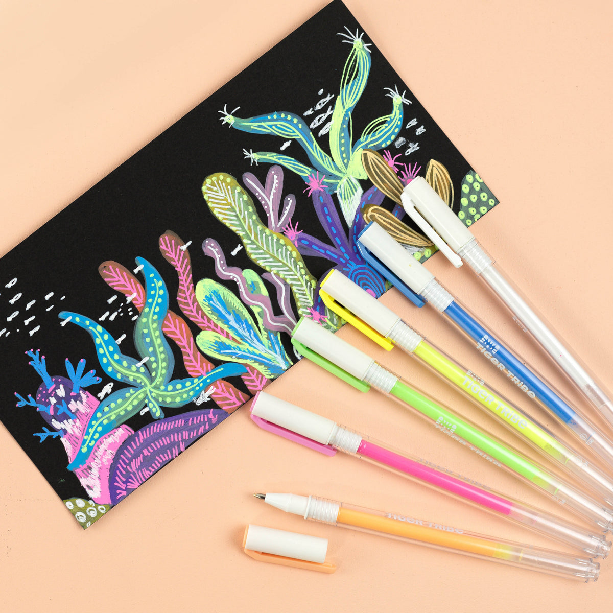 Neon Fine Tip Paint Pens – bild 5