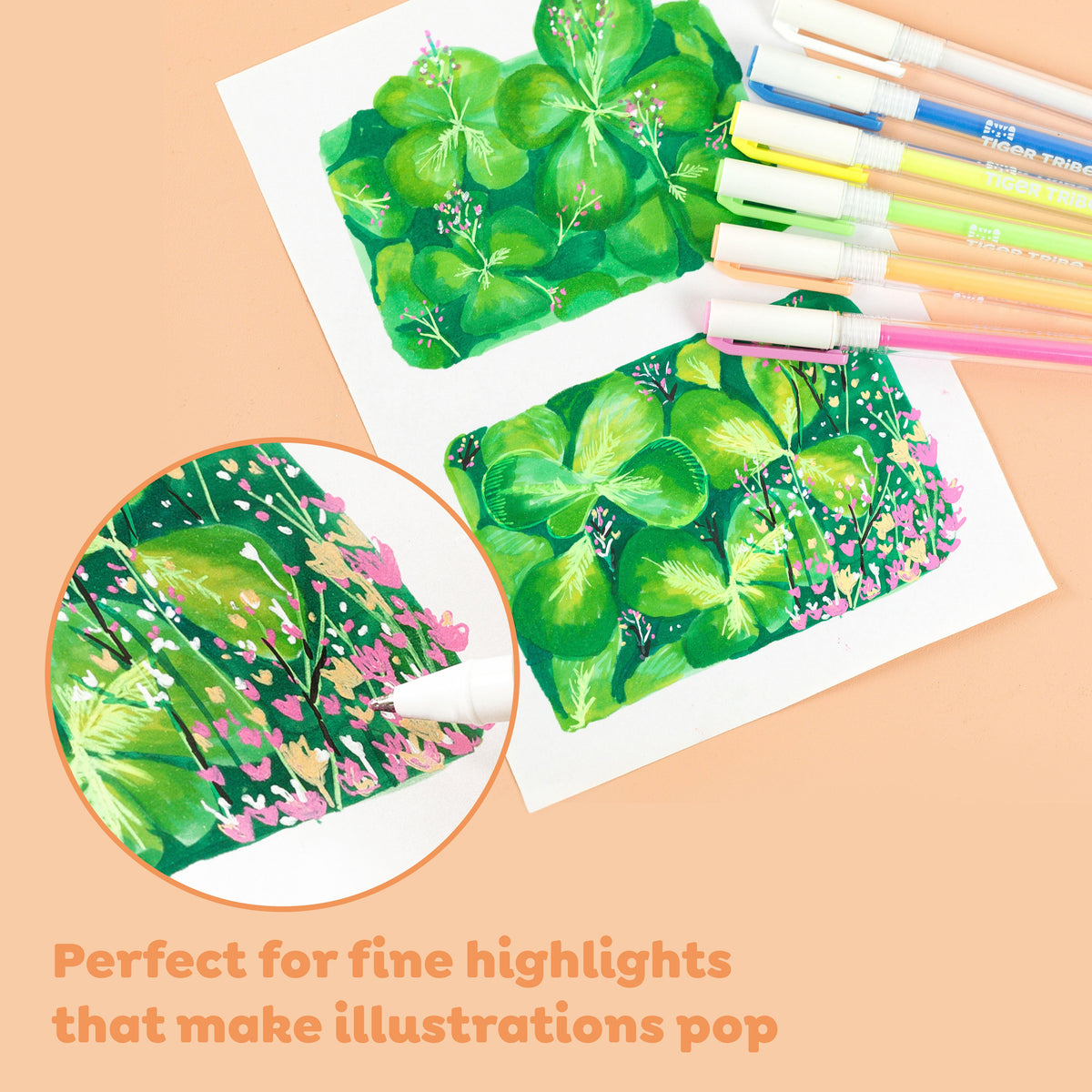 Neon Fine Tip Paint Pens – bild 6