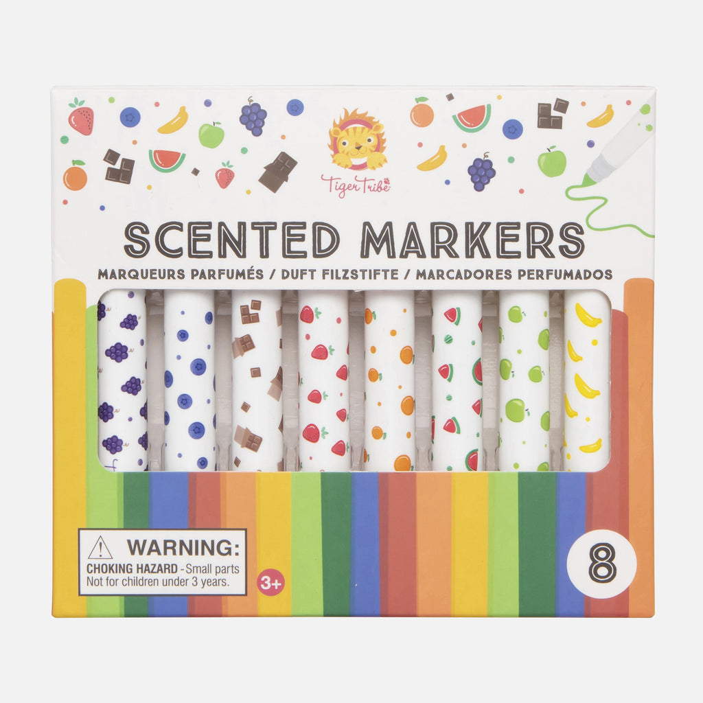 Tiger Tribe Tuschpennor med doft Scented Markers (8 färger)