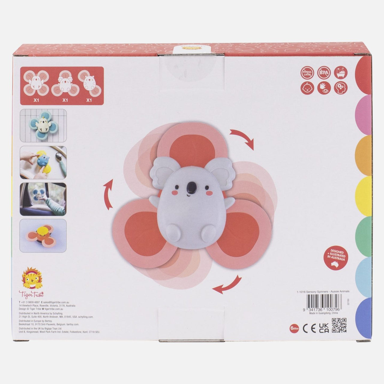 Tiger Tribe Sensorisk leksak Sensory Spinners Aussie Animals