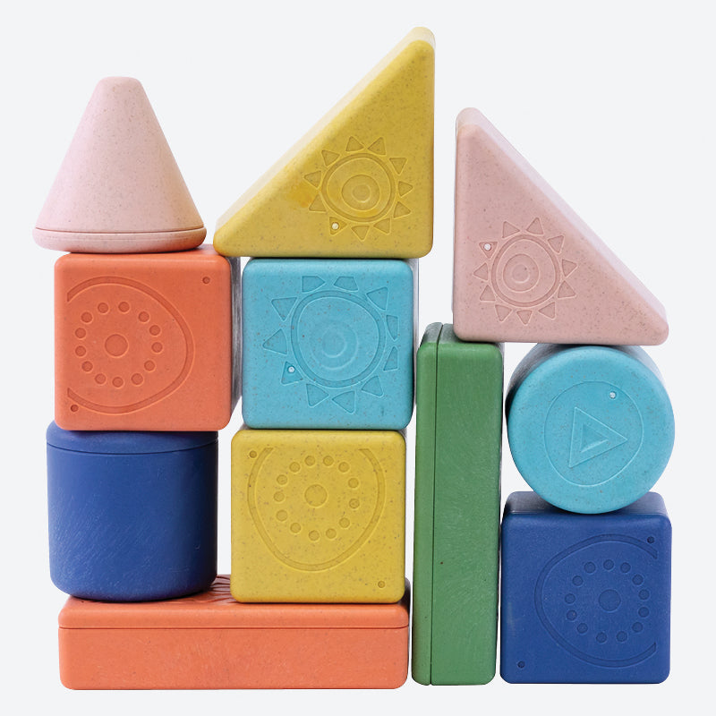 Tiger Tribe Byggklossar Startpaket Rattle & Stack Blocks (11 delar)