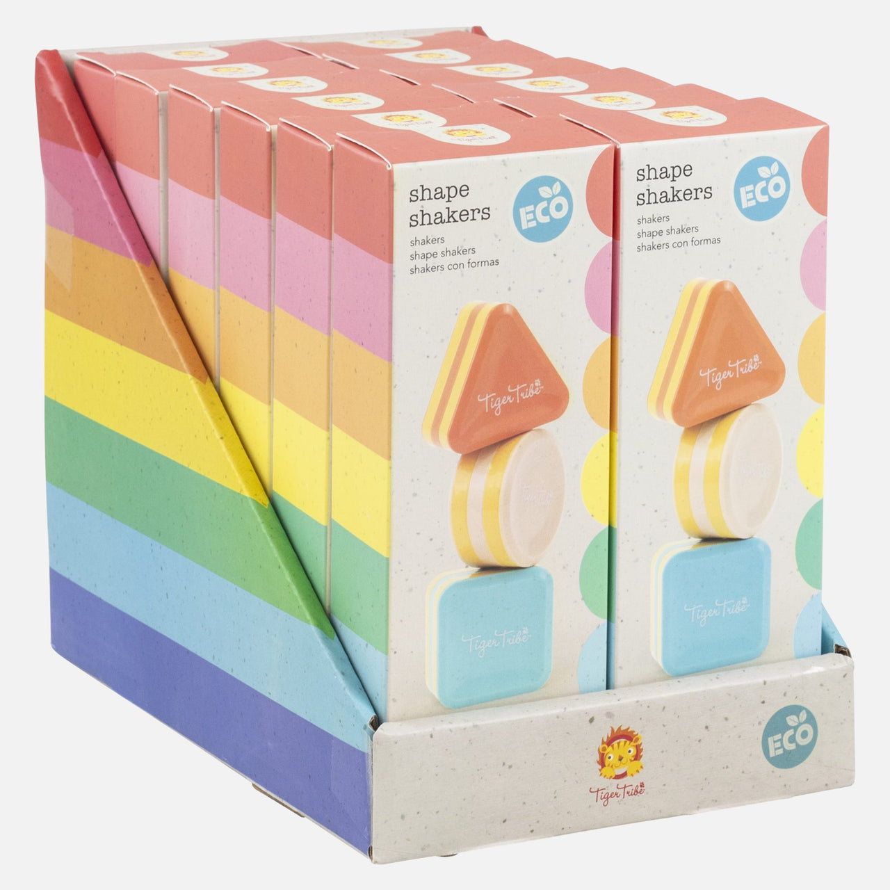 Tiger Tribe Rytminstrument Shape Shakers (3-pack)