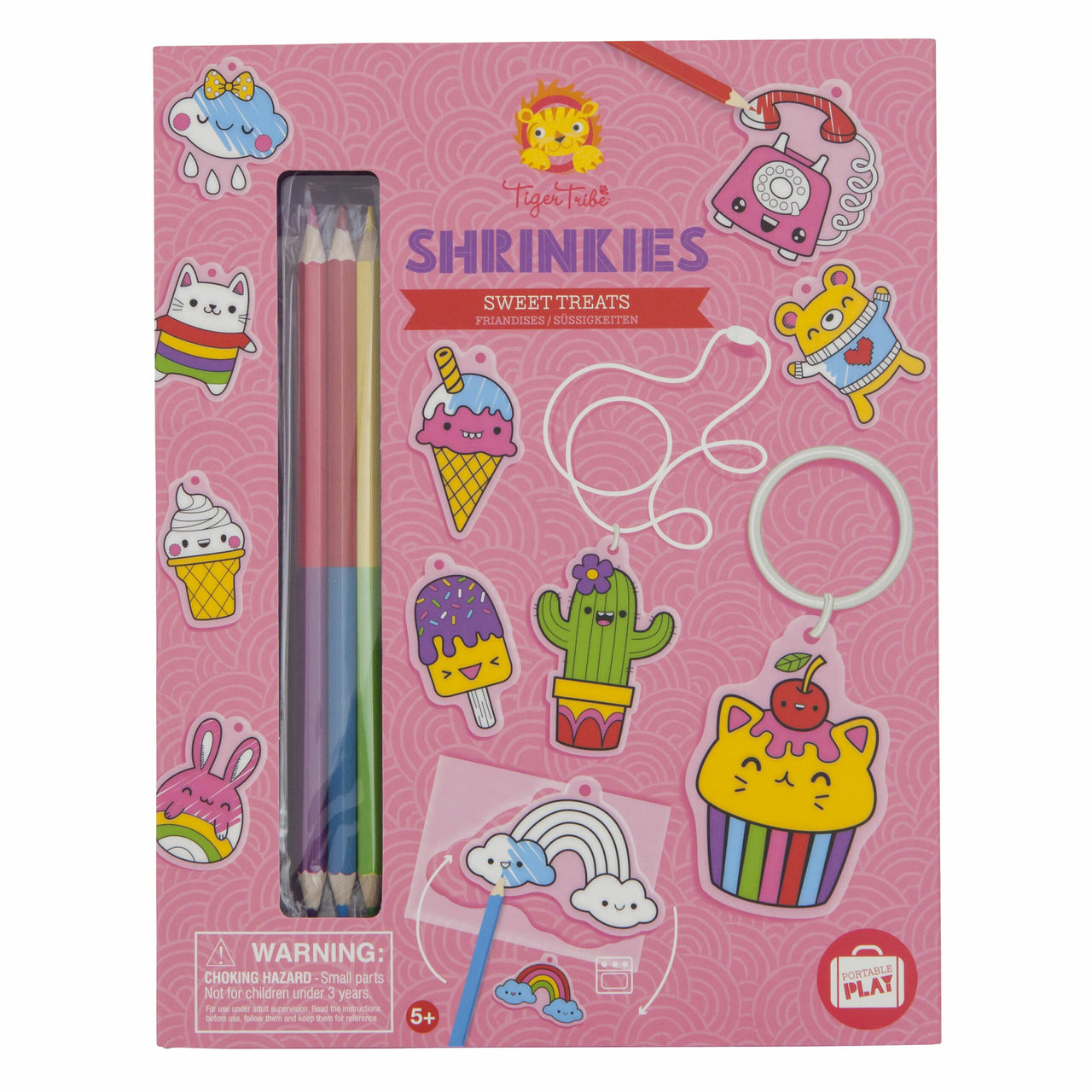 Tiger Tribe Pysselbox Shrinkies Sweet Treats (39 delar)