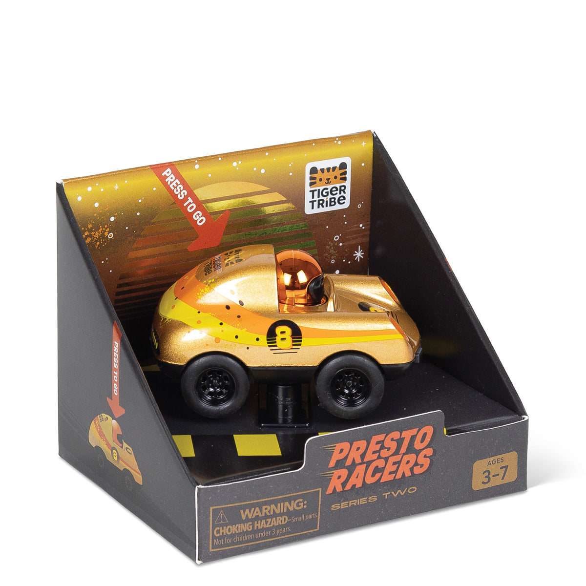 Tiger Tribe Leksaksbil Presto Racers Flare Guld/Orange – bild 3