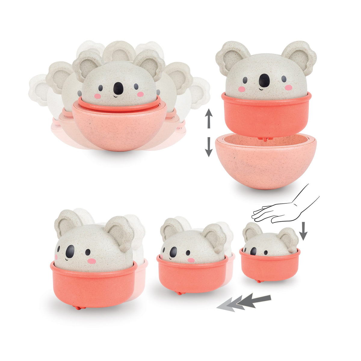 Tiger Tribe Dragleksak Rocking Rollers Koala