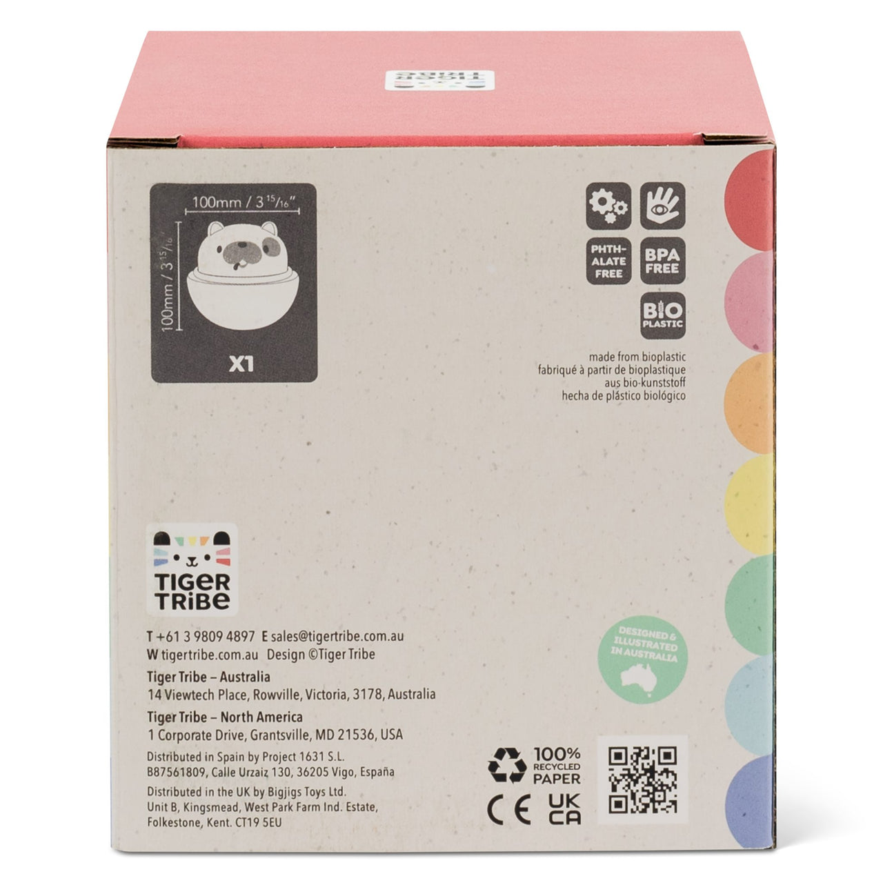 Tiger Tribe Dragleksak Rocking Rollers Panda