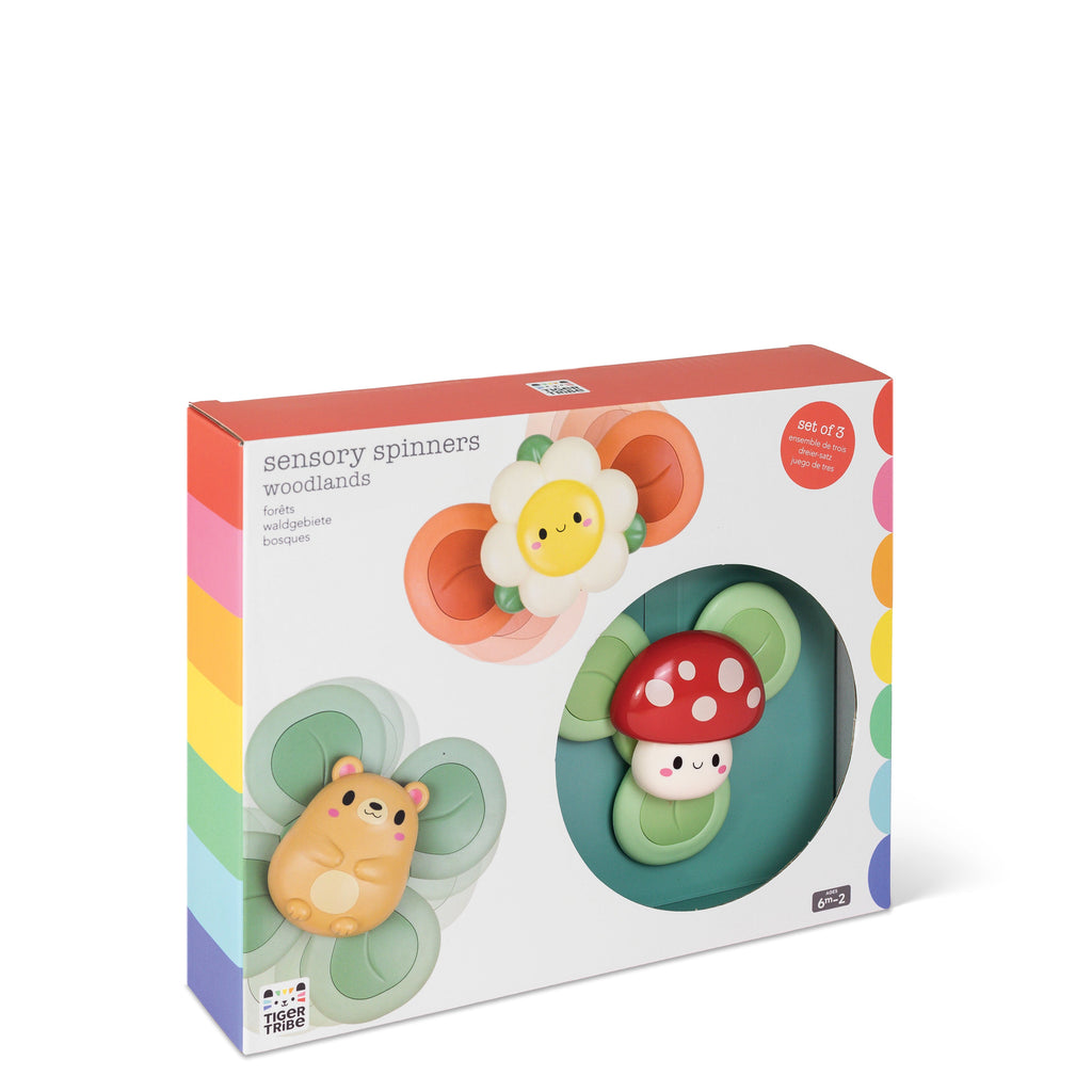 Tiger Tribe Sensorisk leksak Sensory Spinners Woodlands – bild 9